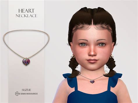 The Sims Resource Heart Necklace Toddler