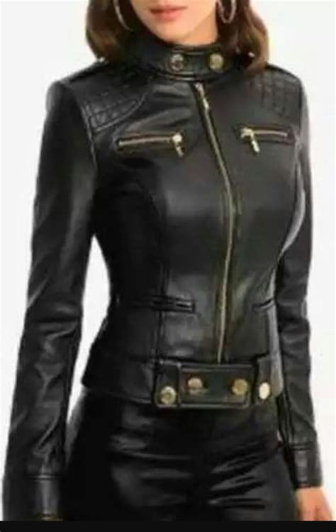 Pin De Carolina Diaz En Leather Jacket Casacas De Cuero Mujer
