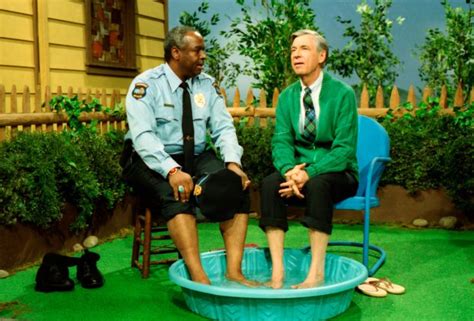 In 1993 Mister Rogers And Officer Clemmons Dipped Their Feet In The