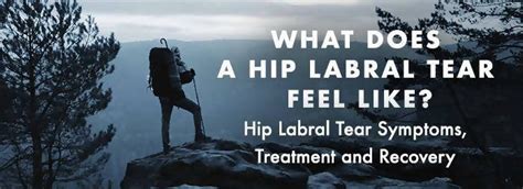 What Does A Hip Labral Tear Feel Like Hip Labral Tear Symptoms