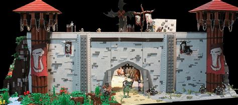 Huge Lego Castle Inspired By World Of Warcrafts Horde Capital