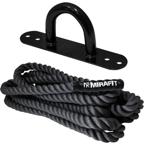 Fitness battle rope gym at home anchor strap muscle workout sport tool equipment. Pin on bands