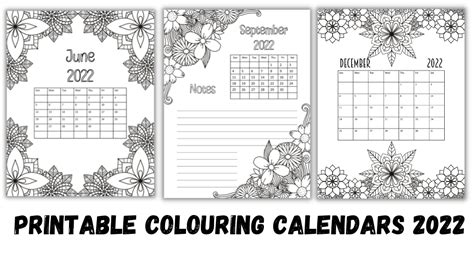 Colour Your Days Organise Your Life With Our Printable Calendars For