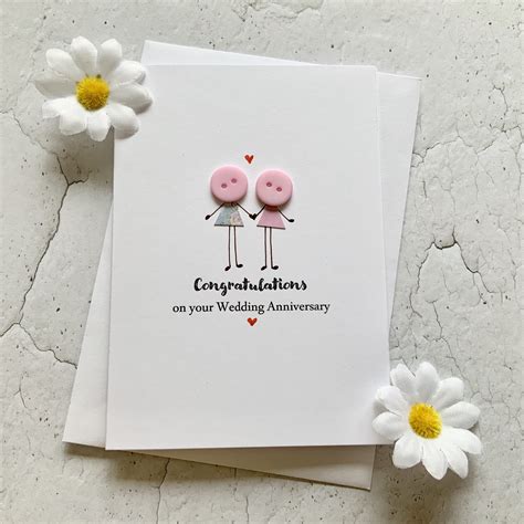 Congratulations On Your Wedding Anniversary Card Wedding Anniversary