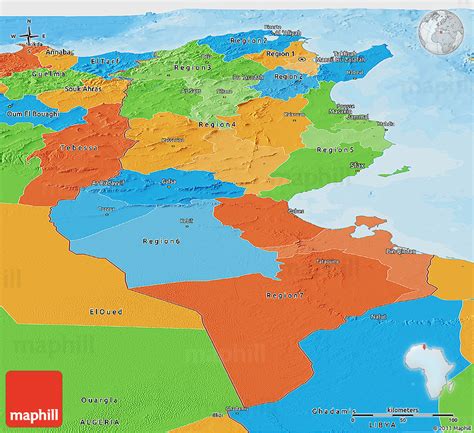 Detailed Political Map Of Tunisia Ezilon Maps Porn Sex Picture