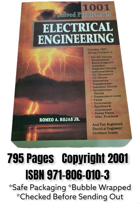 1001 Solved Problems In Electrical Engineering By Romeo A Rojas Jr