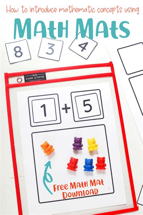 Math Mats Free Printable To Introduce Addition And Subtraction