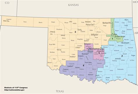 United States Congressional Delegations From Oklahoma