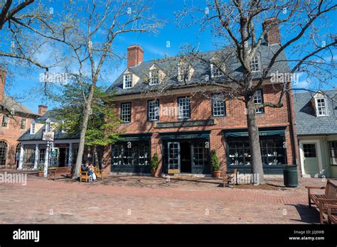 Usa Virginia Williamsburg Colonial Williamsburg Merchants Square