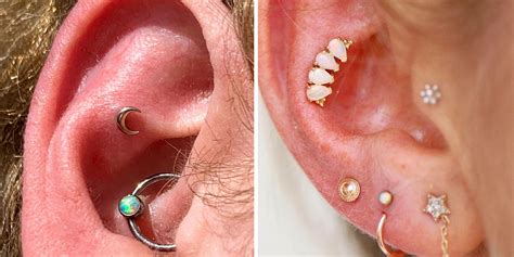 The Contraconch Aka Outer Conch Piercing Is Rising In Popularity Allure
