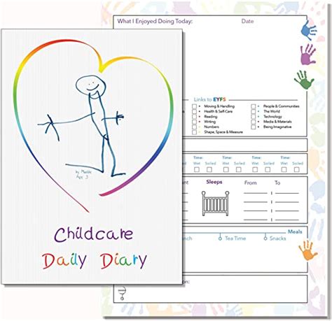 Childcare Daily Diary Eyfs Links Nursery Daily Diary Childminders