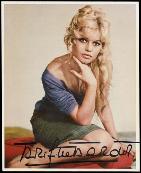 Sold Price 1960s Signed Photos Brigitte Bardot X3 And Sophia Loren