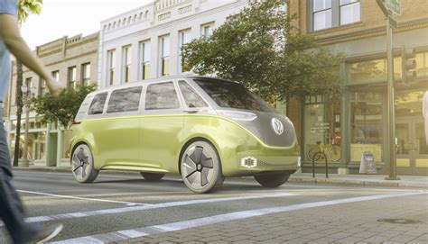 Volkswagen Showcar Id Buzz Le Combi électrique Et Autonome Du Futur