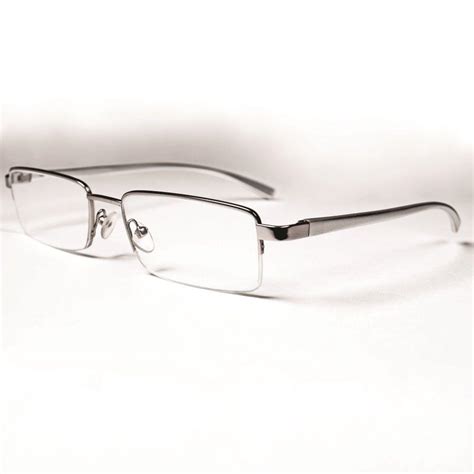 Magnifeye Reading Glasses Modern Silver 2 5 Magnification 86012 14 The Home Depot