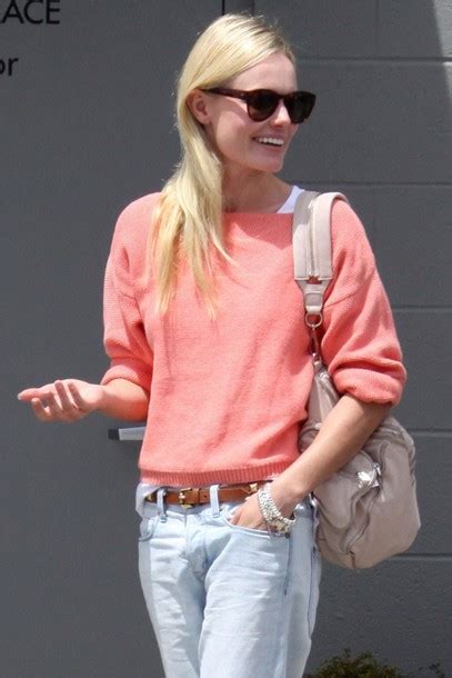 Kate Bosworth Wearing A 33£ Red Sweater Sold On Topshop Uk Wheretoget