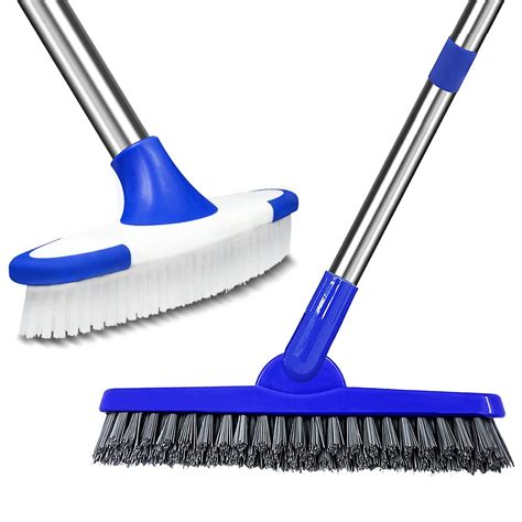 Buy Ittar Grout Brush And Floor Scrub Brush With Long Handle Stiff