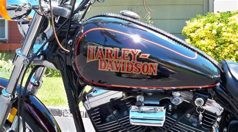 1987 Harley Davidson Fxr Tank Decal Custom Motorcycle Paint Jobs