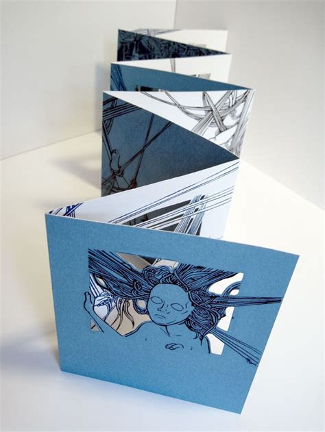 Visual Diary Artist Book Book Design Accordion Book Zine Design