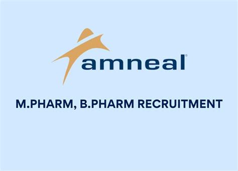 Walk In Interview For Mpharm Bpharm Bsc At Amneal Pharmaceuticals