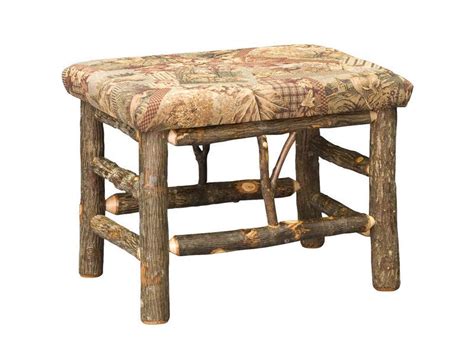 Sadly, its ergonomics are unremarkable. Amish Hickory 24 inch Bench with Fabric Seat ...