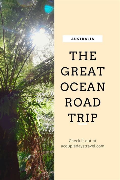 Road Trip Along The Iconic Great Ocean Road In Australia With This Two