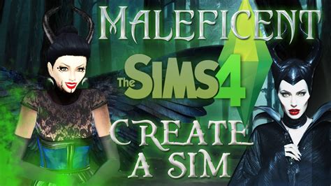 The Sims 4 Cas Disneys Maleficent Youtube
