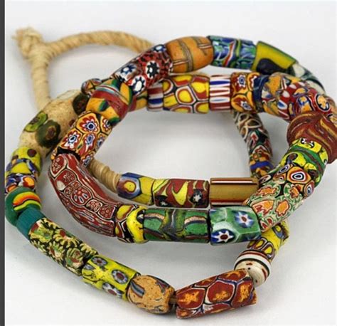 Pin By Frédérique Martinez On Couture African Trade Bead Jewelry African Trade Beads Trade Beads