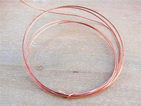 08mm Round Copper Wire 20g Copper Wire Bare Copper Wire Etsy