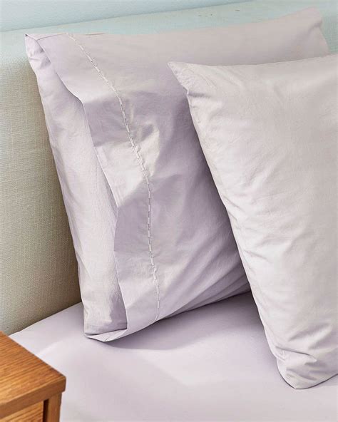 Washed Percale Sheet In Mist Percale Sheets Flat Sheets King Pillows