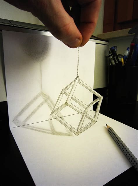Attractive 3d Drawing Anamorphic Art