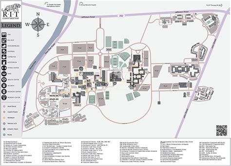 Rochester institute of technology (rit) is a privately endowed, coeducational university made up of more than 19,000 students and from all 50. Campus Map - Rochester Institute of Technology on Behance