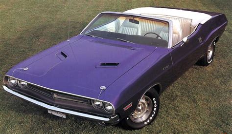 Muscle Car Dodge Challenger Rt 1971 With Convertible