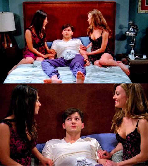 Mila Kunis In Character Vivian With Ashton Kutcher Walden And Brooke DOrsay Kate Two