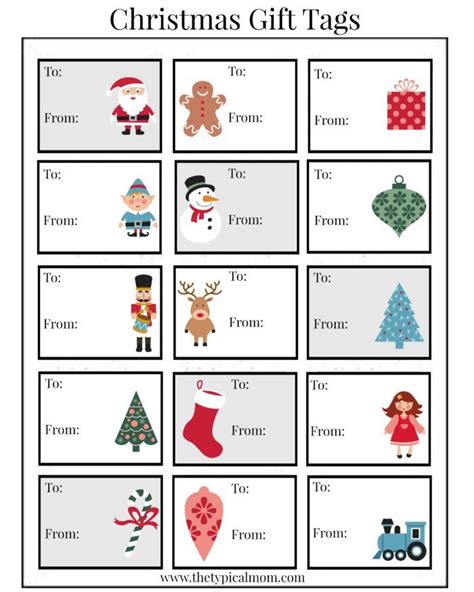 Free Printable Christmas Labels For Presents Here Tape Them On Or Make