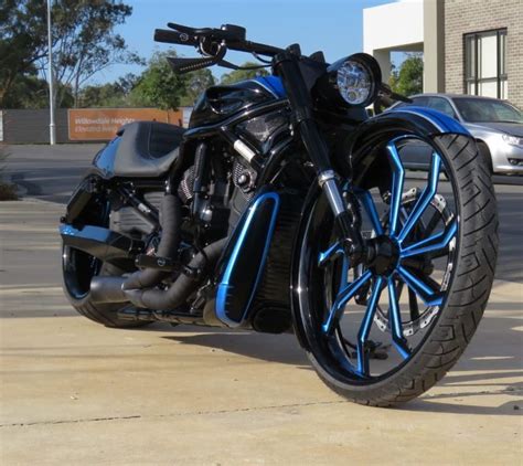 Harley Davidson Night Rod Special “big Wheel” By Curran Customs Softail