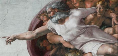 Michelangelo paint the creation of adam in a way such beauty , people would see that god give birth to man , also the world around us is also created by god. Psychology and Christianity | Cradio