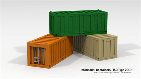 Intermodal Containers Iso Type 20gp This Is My Lego Vers Flickr