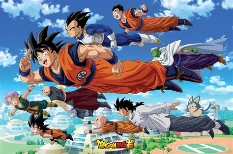 Dragon ball super 4k wallpapers. Dragon Ball Super Poster Goku's Group | Dragonball z ...