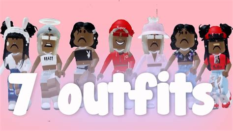 7 Cute Outfits For Roblox Girls Youtube