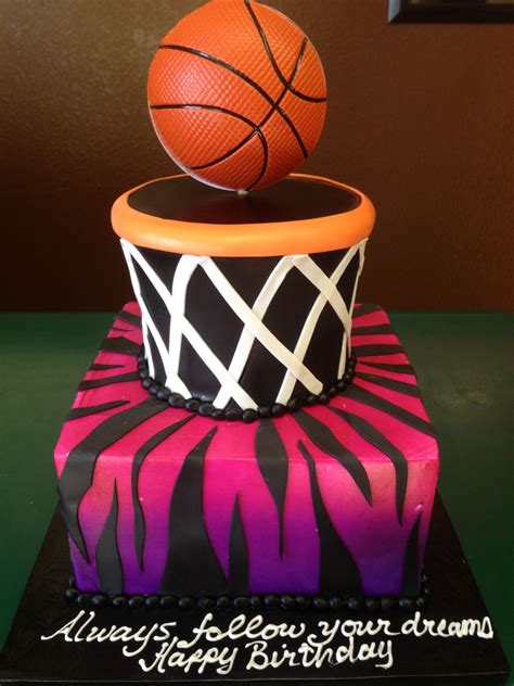 Basketball Cake Basketball Birthday Cake 13 Birthday Cake Birthday Cake Decorating Girl