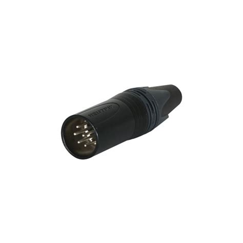 Neutrik Nc6mxx Bag 6 Pin Xlr Male Cable Connector Black