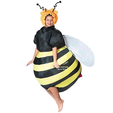Inflatable Bumble Bee Costumes Women Men Adults Party Carnival Cosplay