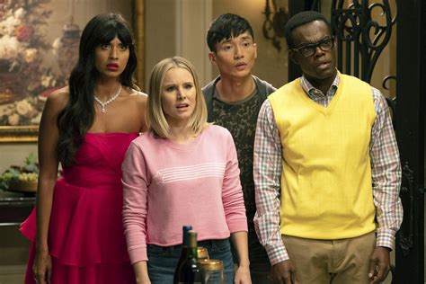 the good place season four renewal announced for nbc comedy series canceled renewed tv