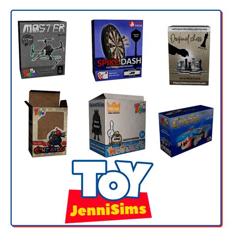 Sims 4 Toy Boxes 6 Items Sims 4 Sims Toy Boxes