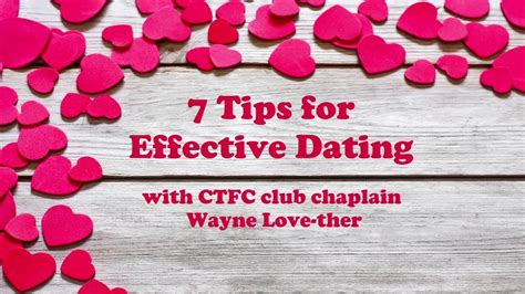 7 Tips To Effective Dating Youtube