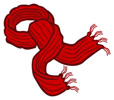 Red Scarf Png Isolated Image Png Mart