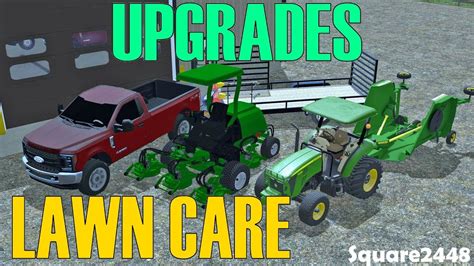 Farming Simulator 17 Lawn Care Upgrades New Tractor Wing Mower