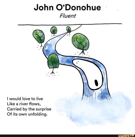 John Odonohue Fluent I Would Love To Live Like A River Flows Carried