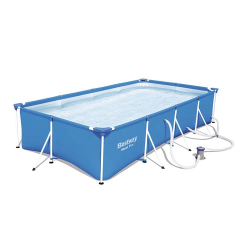 Bestway Above Ground Frame Swimming Pool 4x211m With Pool Cover 13ft