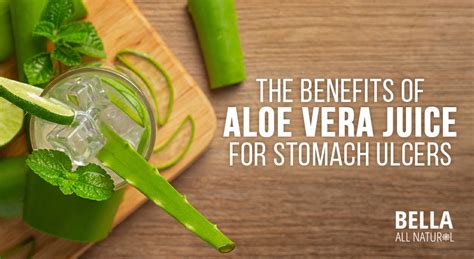 The Benefits Of Aloe Vera Juice For Stomach Ulcers Bella All Natural